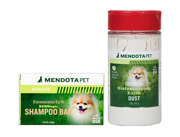 DERMagic - Diatomaceous Earth Shampoo Bar and Sprinkler - Animal Ortho Care